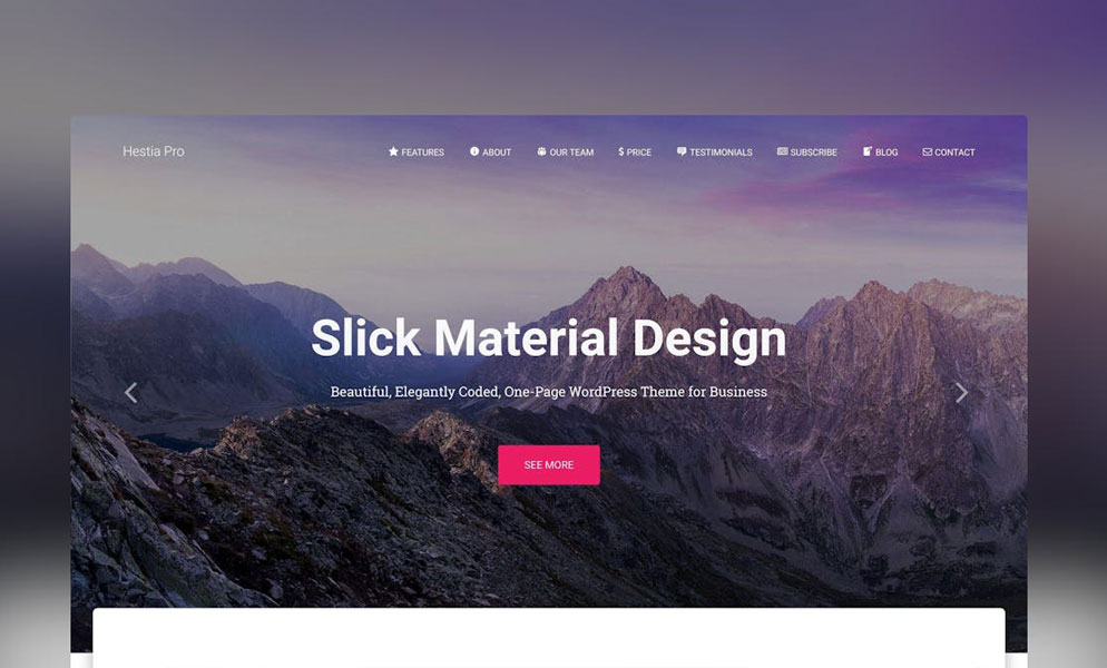 Las 10 Mejores Plantillas Gratuitas de WordPress para el 2025: Una Comparativa 6 theme hestia