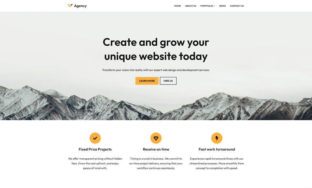 Las 10 Mejores Plantillas Gratuitas de WordPress para el 2025: Una Comparativa 4 theme neve 2025