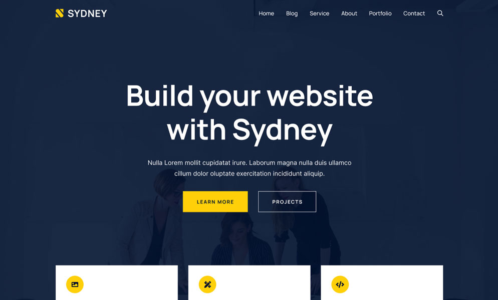 Las 10 Mejores Plantillas Gratuitas de WordPress para el 2025: Una Comparativa 7 theme sydney