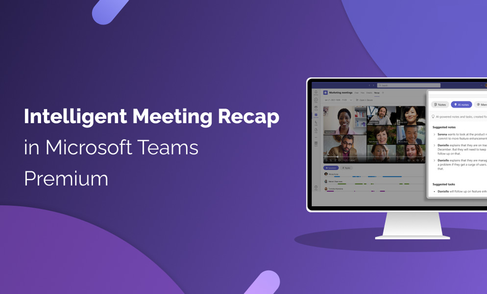 Herramientas de ia Microsoft Teams Recap